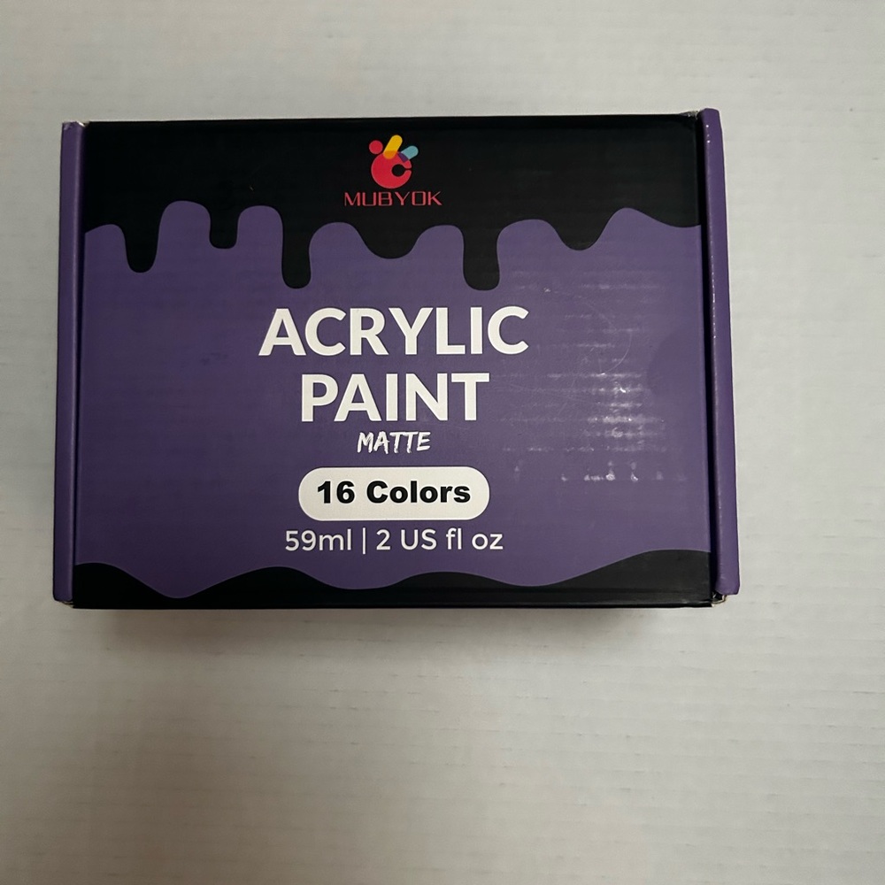 Purple Acrylic Paint Set